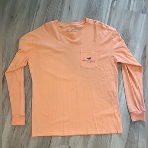 Southern Marsh Men's Peach Long Sleeve Tee